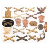 CIVIL WAR - INDIAN WARS US CAP BADGES & INSIGNIA