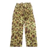 WWII US ARMY HBT FROGSKIN CAMOUFLAGE COMBAT PANTS