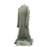 WWII GERMAN HEER WINTER GREATCOAT, PANTS & SHIRT