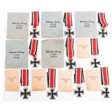 WWII GERMAN HEER 2nd CLASS IRON CROSSES & PACKETS