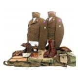 KOREAN WAR US ARMY MEDIC UNIFORM GROUPING
