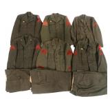 WWII USMC SERVICE ALPHA DRESS UNIFORMS