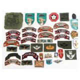 VIETNAM WAR ARVN & US THEATER MADE PATCHES