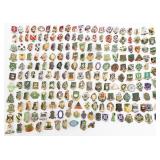 COLD WAR US ARMED FORCES MP & MEDIC DUI PINS