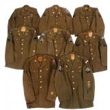 WWII MOUNTAIN TROOPS & US ARMY SERVICE TUNICS