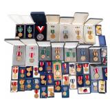 COLD WAR - GULF WARS US MEDALS WITH BOXES