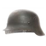 WWII GERMAN HEER NAMED M42 COMBAT HELMET