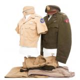 WWII USAAF CBI UNIFORM SETS WITH CRUSHER CAP