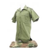 BUSH WAR RHODESIAN NAMED GREEN & CAMO UNIFORM