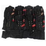 WWII USN CPO SERVICE DRESS TUNICS & TROUSERS
