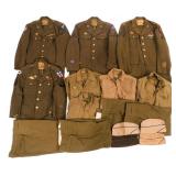 WWII US ARMY & AAF CBI NCO UNIFORM SETS
