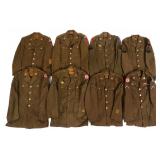 WWII US ARMORED CORPS & US ARMY EM/NCO TUNICS