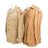WWII US 14th AAF & CBI OFFICER BUSH JACKETS