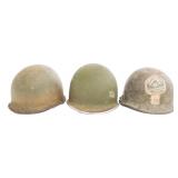 VIETNAM WAR US ARMY M1 COMBAT HELMETS