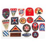 WWII - OCCUPATION US ARMED FORCES UNIT PATCHES