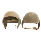 WWII USAAF M3 & M5 COMBAT GUNNER FLAK HELMETS