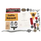 WWII GERMAN ARMED FORCES MEDALS & INSIGNIA