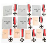 WWII GERMAN HEER 2nd CLASS IRON CROSSES & PACKETS