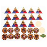 WWII US ARMY ARMOR UNITS & TANK DESTROYER PATCHES