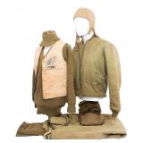 WWII US ARMY NAMED WINTER TANKER UNIFORMS