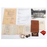 WWII USMC AVIATOR 2nd AIR WING NAMED GROUPING