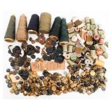 20th C. US ARMY UNIFORM REPAIR SETS & BUTTONS