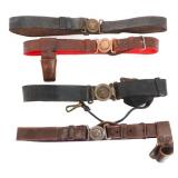 WWII IMPERIAL JAPANESE ARMY & NAVY OFFICER BELTS