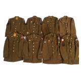 WWII US AAF EM/NCO SERVICE TUNICS