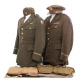 WWII US AAF PILOT & NAVIGATOR OFFICER UNIFORM SETS