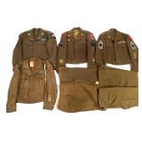 WWII US ARMY NCO IKE JACKET UNIFORM SETS