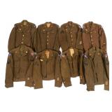 WWII USAAF IKE JACKETS & SERVICE DRESS TUNICS
