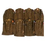 WWII TANK DESTROYER & US ARMY NCO SERVICE TUNICS