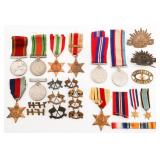 WWII AUSTRALIAN & SOUTH AFRICAN ARMY NAMED MEDALS