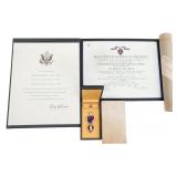 WWII US ARMY MIA NAMED PURPLE HEART GROUPING