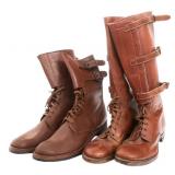 WWII US ARMY DOUBLE BUCKLE & CAVALRY BOOTS