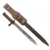 CZECH VZ-22 BAYONET WITH ITALIAN M1891 SCABBARD