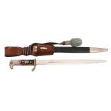 WWII GERMAN POLICE DRESS BAYONET by LUNESCHLOSS