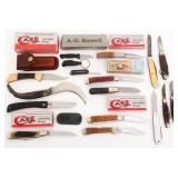 FOLDING POCKET KNIVES - BOKER, CASE, SCHRADE