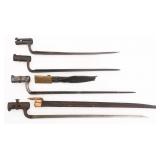 19th C. US & BRITISH SOCKET BAYONETS