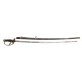 INDIAN WARS US MODEL 1872 CAVALRY OFFICER SWORD