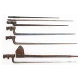 19th - 20th C US, FRENCH & RUSSIAN SOCKET BAYONETS