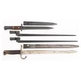 19th - 20th C. RUSSIAN, YUGO, ARGENTINE BAYONETS