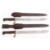 IMPERIAL GERMAN M1898/05 BUTCHER BAYONETS