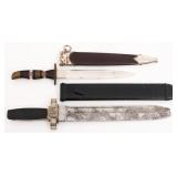 WWII GERMAN RED CROSS DAGGER & MOD. K98 BAYONET