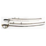WWI - COLD WAR US M1902 OFFICER & REFURB SWORDS