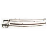 US M1872 & M1902 OFFICER SWORDS WITH SCABBARDS