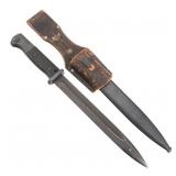 WWII GERMAN K98 COMBAT BAYONET & MATCHING SCABBARD