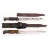 WWII GERMAN K98 COMBAT BAYONETS