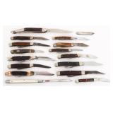 FOLDING POCKET KNIVES - COLONIAL, FROST, CASE
