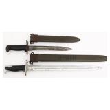 WWII US ARMED FORCES M1 & M1942 BAYONETS